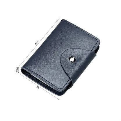 Waterproof Genuine Leather Business Card Holder