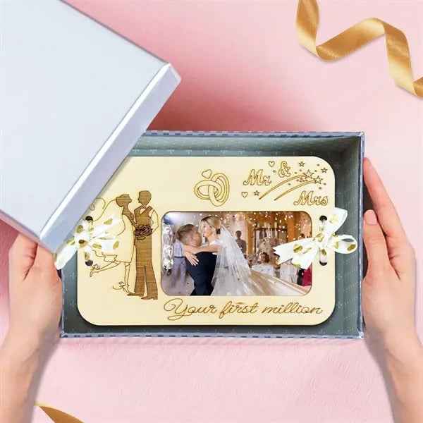Wooden Wallet Cash Gift - Birthday & Wedding Present