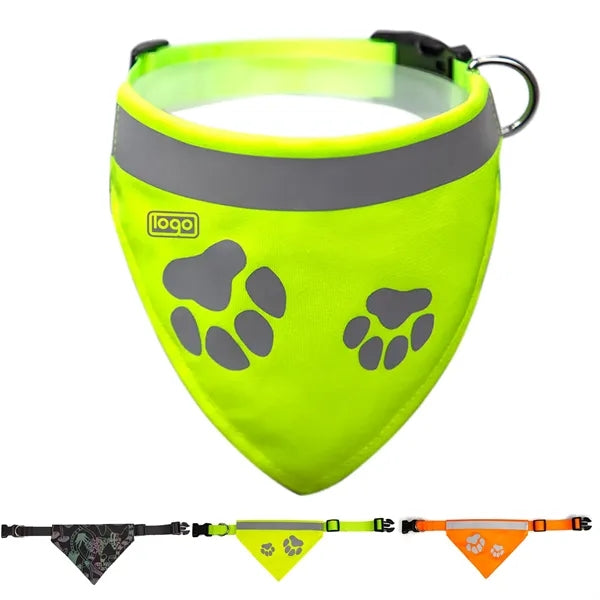 Comfortable & Durable Reflective Pet Bandana