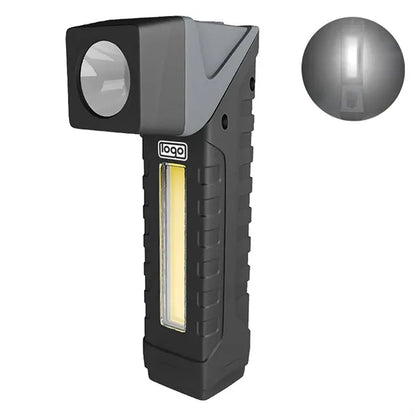 Magnetic Rotating COB Flashlight w/ Strong Beam