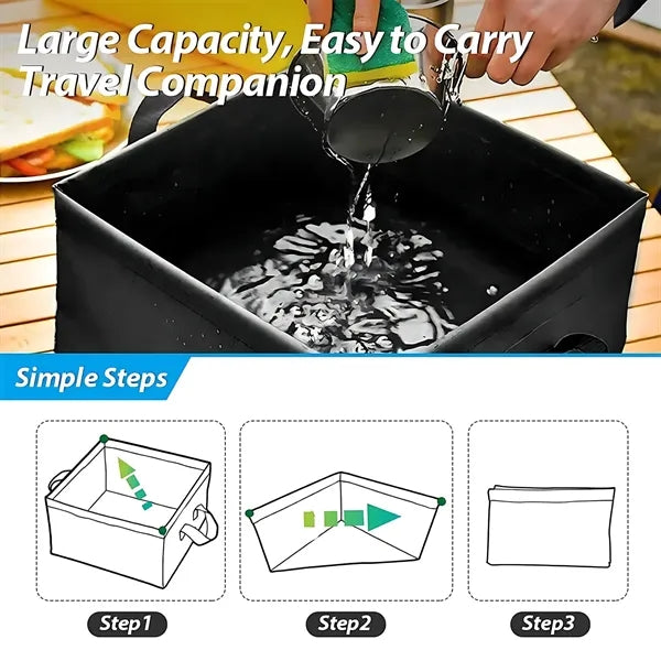 25L Multi-Purpose Waterproof Canvas Bucket for Camping