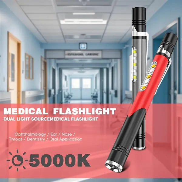 USB Rechargeable Multi-Light Medical Penlight