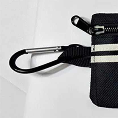 Waterproof Mini Oxford Zipper Wallet with Detachable Lanyard