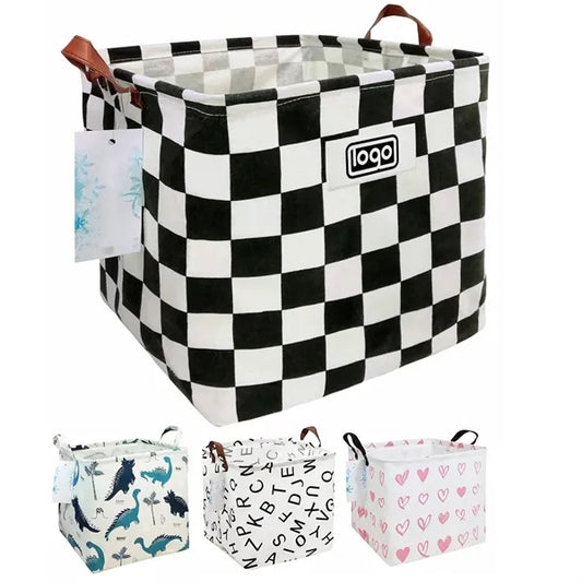 Waterproof Canvas Home Storage Basket for Laundry
