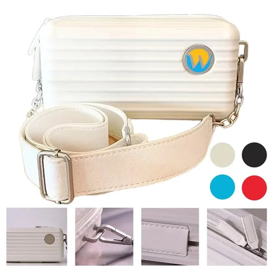 Lightweight Crossbody Square Clutch with Detachable Strap