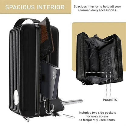Lightweight Crossbody Square Clutch with Detachable Strap