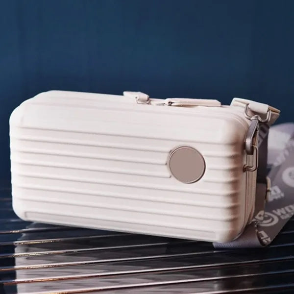 Lightweight Crossbody Square Clutch with Detachable Strap