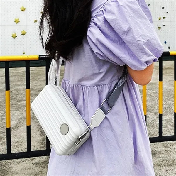Lightweight Crossbody Square Clutch with Detachable Strap