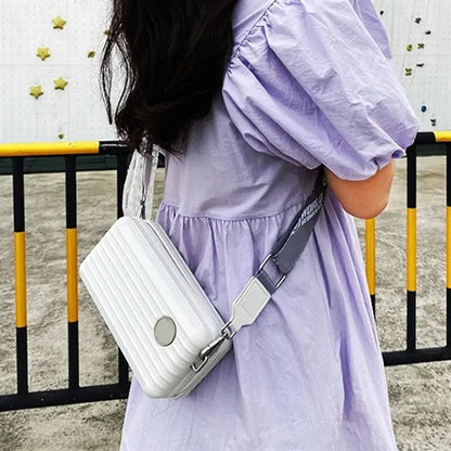 Lightweight Crossbody Square Clutch with Detachable Strap