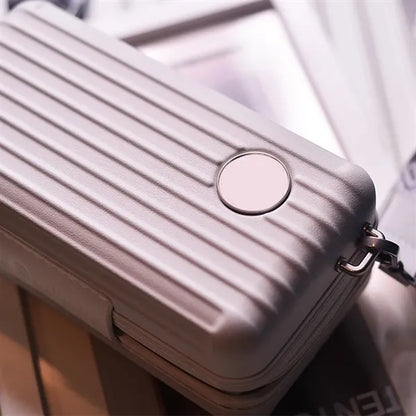 Lightweight Crossbody Square Clutch with Detachable Strap
