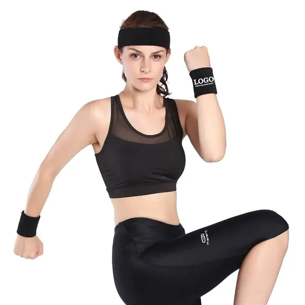 Wrist Sweatbands Sports Wristbands Sweat Band With Pocket