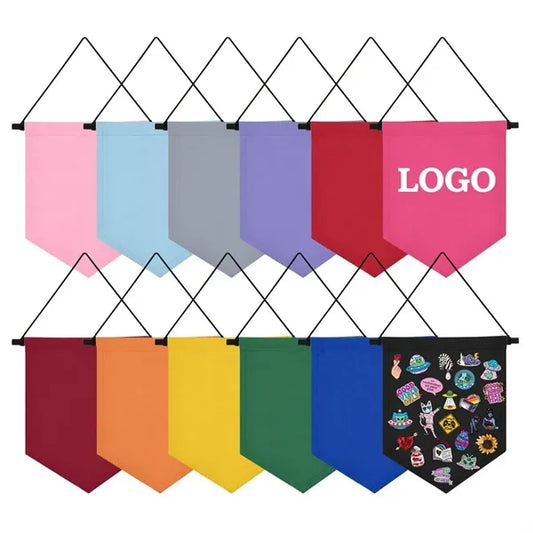 Wall Hanging Brooch Organizer Colorful Canvas Pin Board