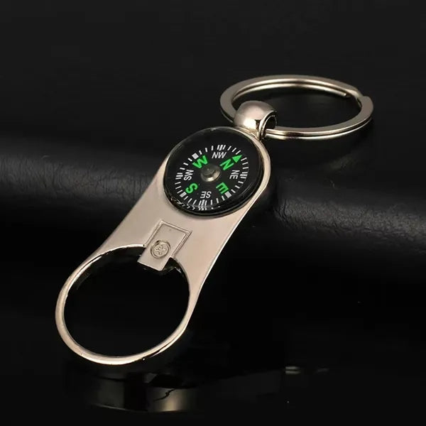 Compact Keychain With Built in Compass Custom Logo Available