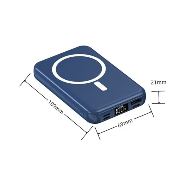 Wireless Power Bank with Integrated Cables