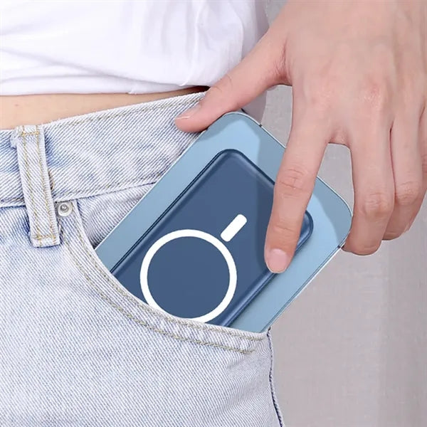Wireless Power Bank with Integrated Cables