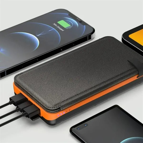 Foldable Solar Power Bank with Multiple Panels