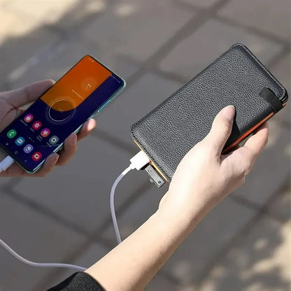 Foldable Solar Power Bank with Multiple Panels