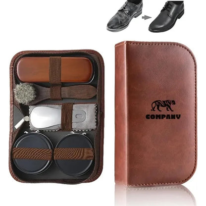 Portable 7pc Shoe Care Kit