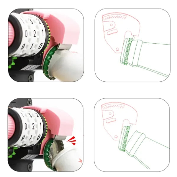 Magnetic Bottle Opener with Counter & Fridge Mount