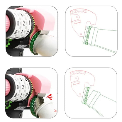 Magnetic Bottle Opener with Counter & Fridge Mount