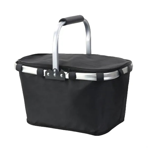 Portable Folding Picnic Basket Insulated Cooler With Handle