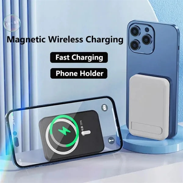 2 in 1 5000mAh Magnetic Wireless Charger