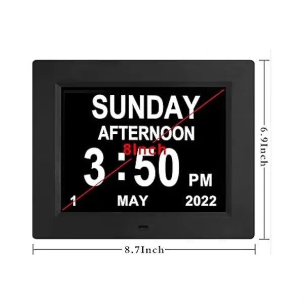 Digital Medication Reminder Clock with Large Display