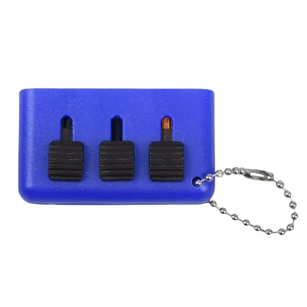 Portable Golf Club Groove Cleaner Brush With Keychain