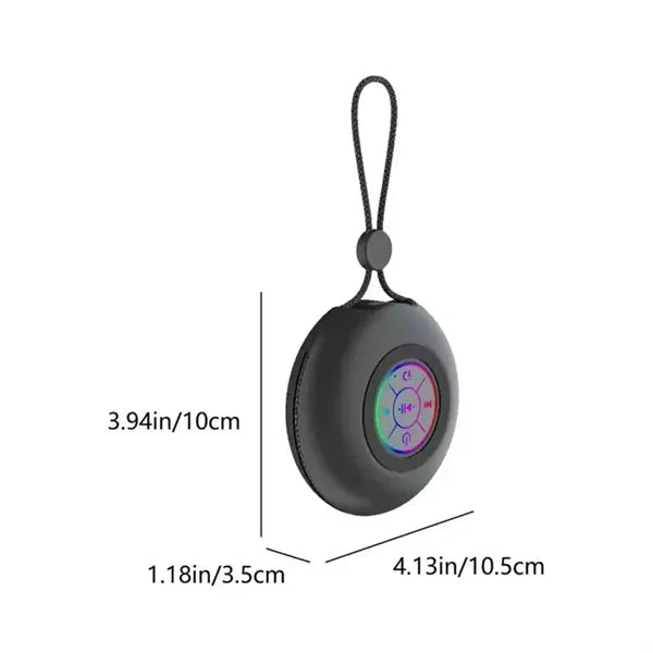 Portable Bluetooth Speaker with Colorful LED Lights