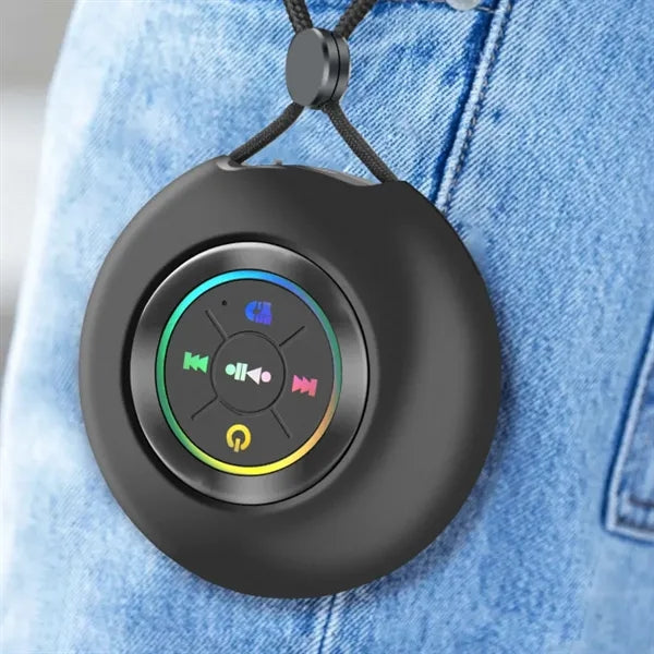 Portable Bluetooth Speaker with Colorful LED Lights