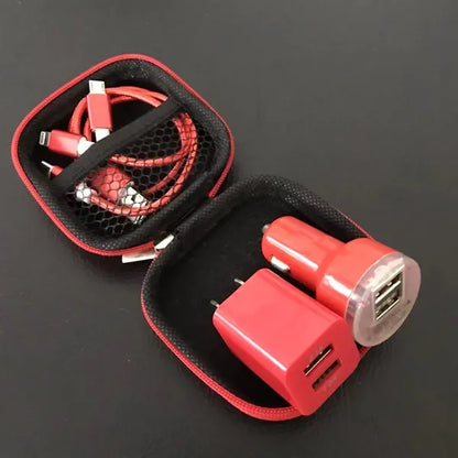 Compact Travel Charger Kit with Case