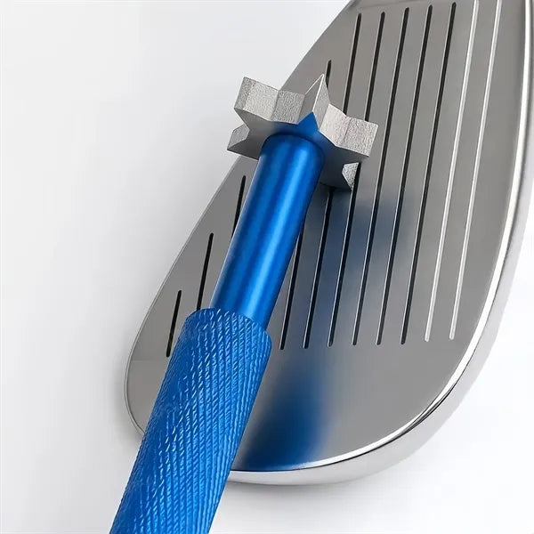 Golf Club Groove Sharpener Cleaner Tool With Keychain