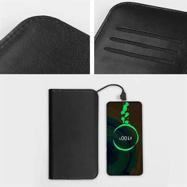 Executive Folio Case with Built-in Power Bank