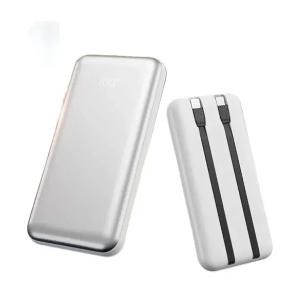 10000mAh Power Bank with Built-in Cable