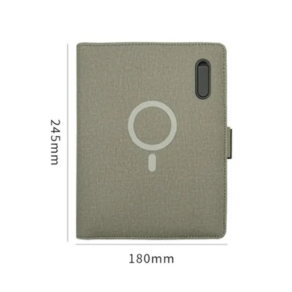 Executive Portfolio with Integrated Power Bank & Phone Stand