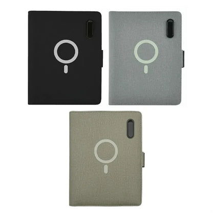 Executive Portfolio with Integrated Power Bank & Phone Stand
