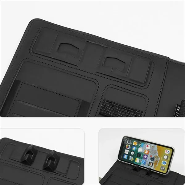 Executive Portfolio with Integrated Power Bank & Phone Stand