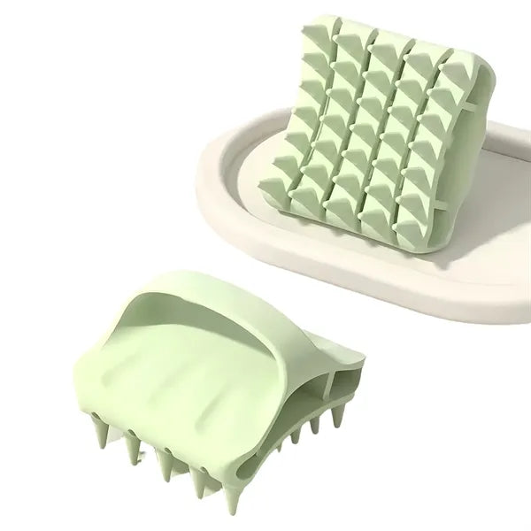 Soft Silicone Scalp Massager Brush For Hair Care Wellness
