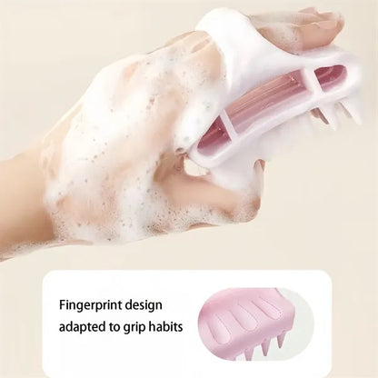 Soft Silicone Scalp Massager Brush For Hair Care Wellness