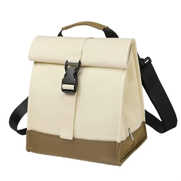 Oxford Cloth Foldable Insulated Lunch Bag Aluminum Lining