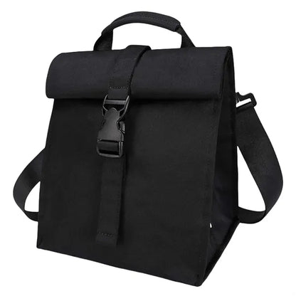 Oxford Cloth Foldable Insulated Lunch Bag Aluminum Lining