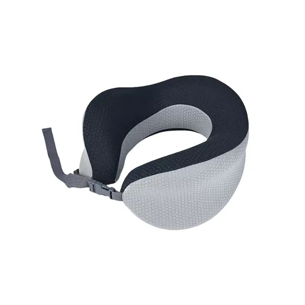Memory Foam Travel Neck Pillow With Eye Mask Set