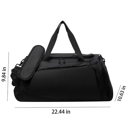 Large Capacity Gym Travel Duffel Bag With Wet Dry Pocket