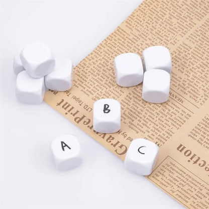 Custom Dice For Board Games Colorful Plastic 25mm DIY