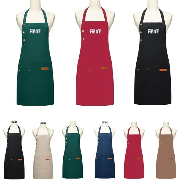 Chef Apron With Adjustable Shoulder Straps