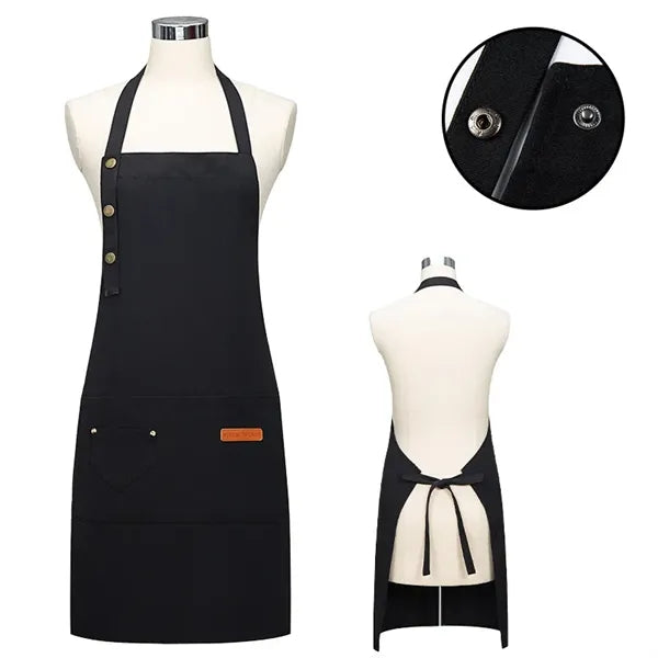 Chef Apron With Adjustable Shoulder Straps