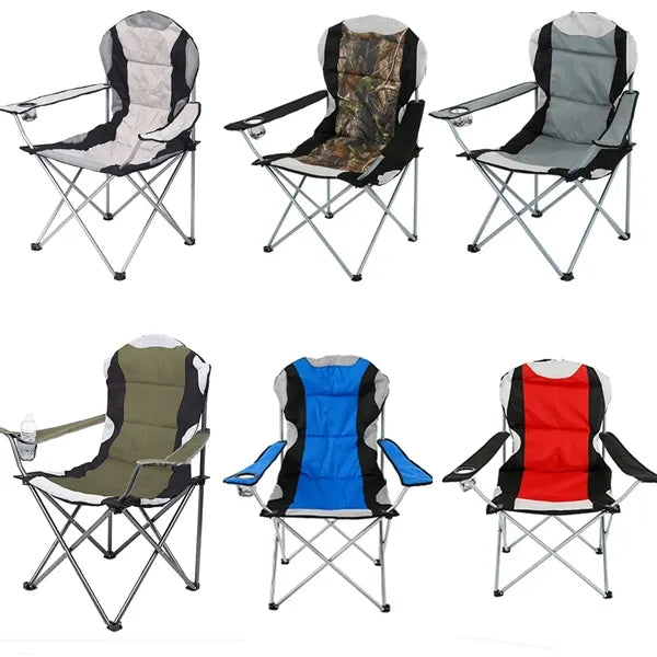 Portable Padded Folding Camping Chair