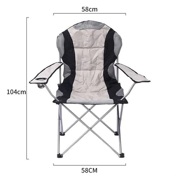 Portable Padded Folding Camping Chair