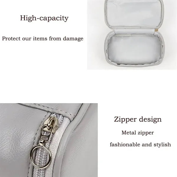 Lightweight Waterproof Spacious Makeup Bag with Handle