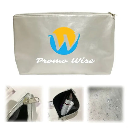 Durable Spacious Waterproof Scratch-Resistant PU Makeup Bag